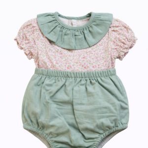 CONJUNTO BEBÉ CUBRE + BLUSITA. BABY F.