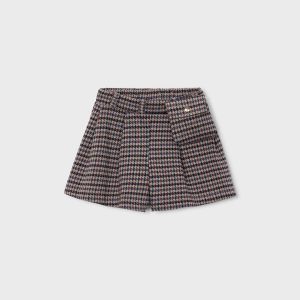 FALDA PANTALÓN CUADROS. MAYORAL