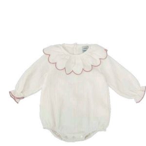 BODY BAMBULA CUELLO ROSA. BABIDU